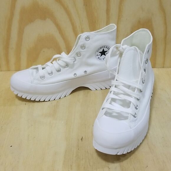 Converse Chuck Taylor All Star Lugged Sole 2.0 White Mens sz 8.5 Wmn's 10.5 - Picture 1 of 9
